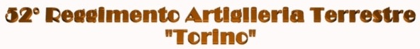 emblema araldico 52 reggimento artiglieria torino